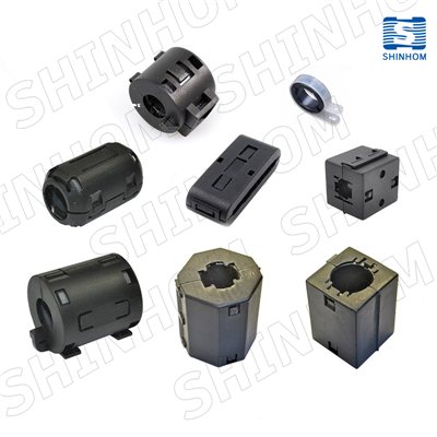 Užfiksuokite ferito šerdį