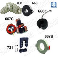 Padalinto branduolio srovės transformatorius